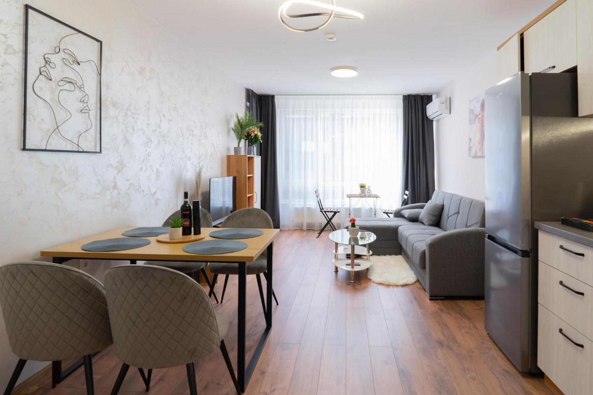 New Modern & Cozy Apartment With Free Private Parking And Ev Charging Station Várna Kültér fotó